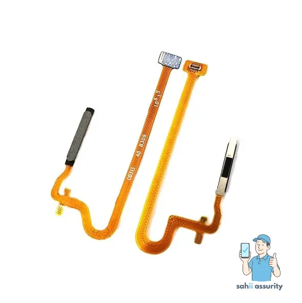 Fingerprint Sensor with Flex Cable for Realme C55 Black